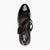 Jana Black Patent Mary Jane with Velcro Strap & Block Heel