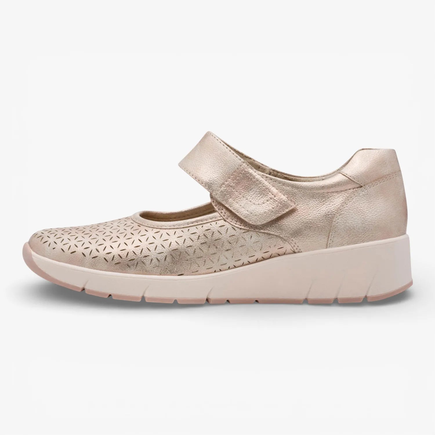 Jana Softline Rose Gold Slip-on (Wide Fit H, Vegan) – 8-24664-42 522