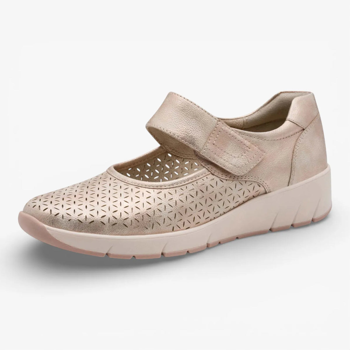 Jana Softline Rose Gold Slip-on (Wide Fit H, Vegan) – 8-24664-42 522