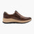 Jana Vegan Brown Slip-On Trainers with TEX Comfort - Leavys Shoes