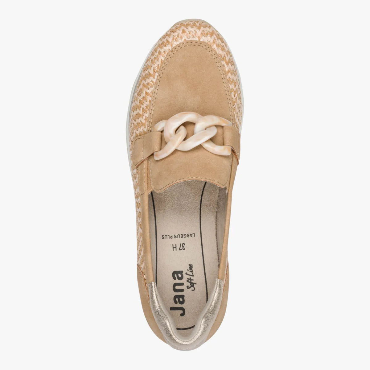 Jana Softline Lt Natural Slip-on (Wide Fit H) – 8-24766-42 315