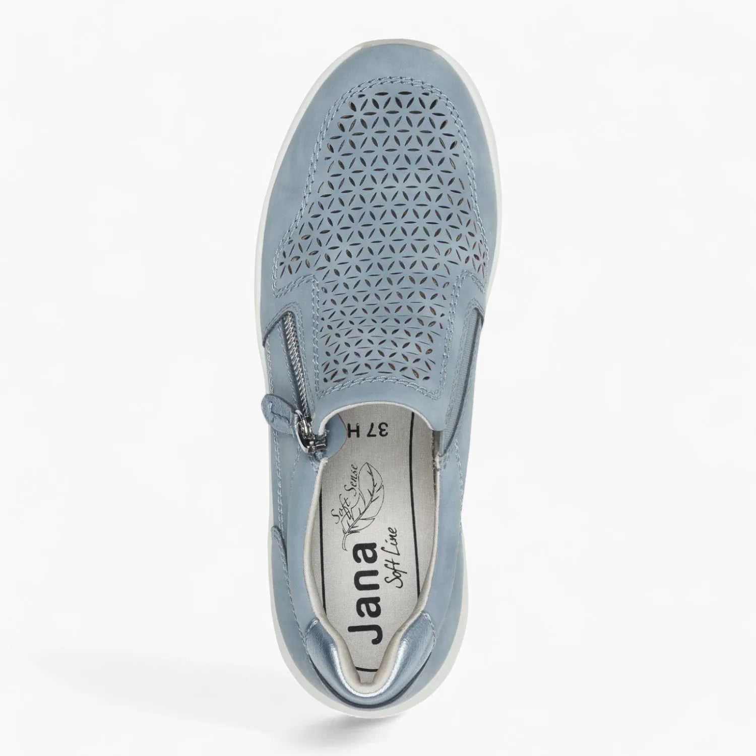 Jana Softline Blue Runner-Shoe Hybrid – Wide Fit & Airy Summer Comfort - Leavys Shoes