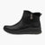 Jana Vegan Black Ankle Boots with Zipper & Removable Sock - Leavys Shoes