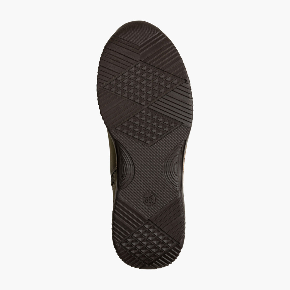 Jana Vegan TEX Green Lace-Up Ankle Boot with Zippers - Leavys Shoes