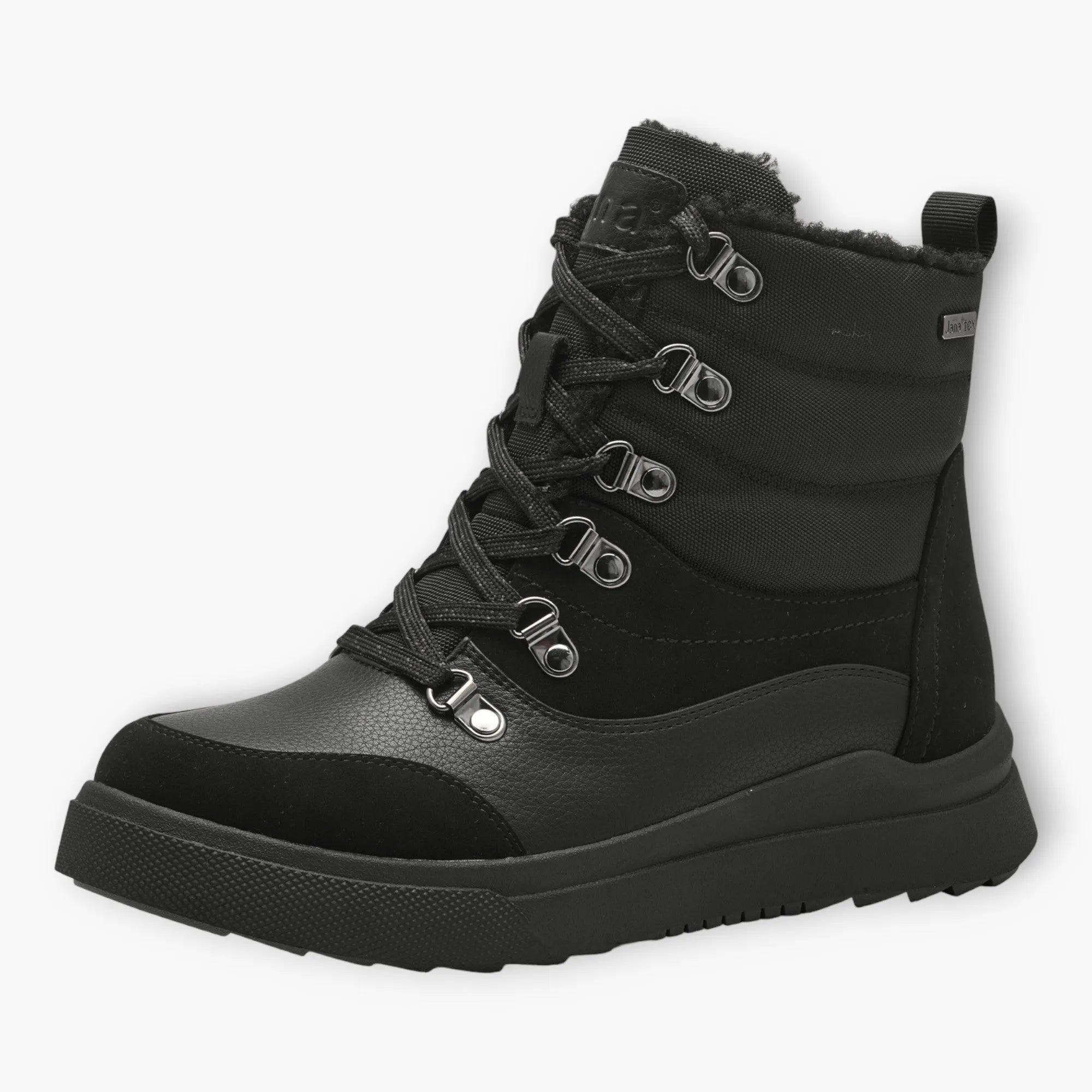 Womens Boots Jana Snowboot Black Women's Snow Boots With Fur