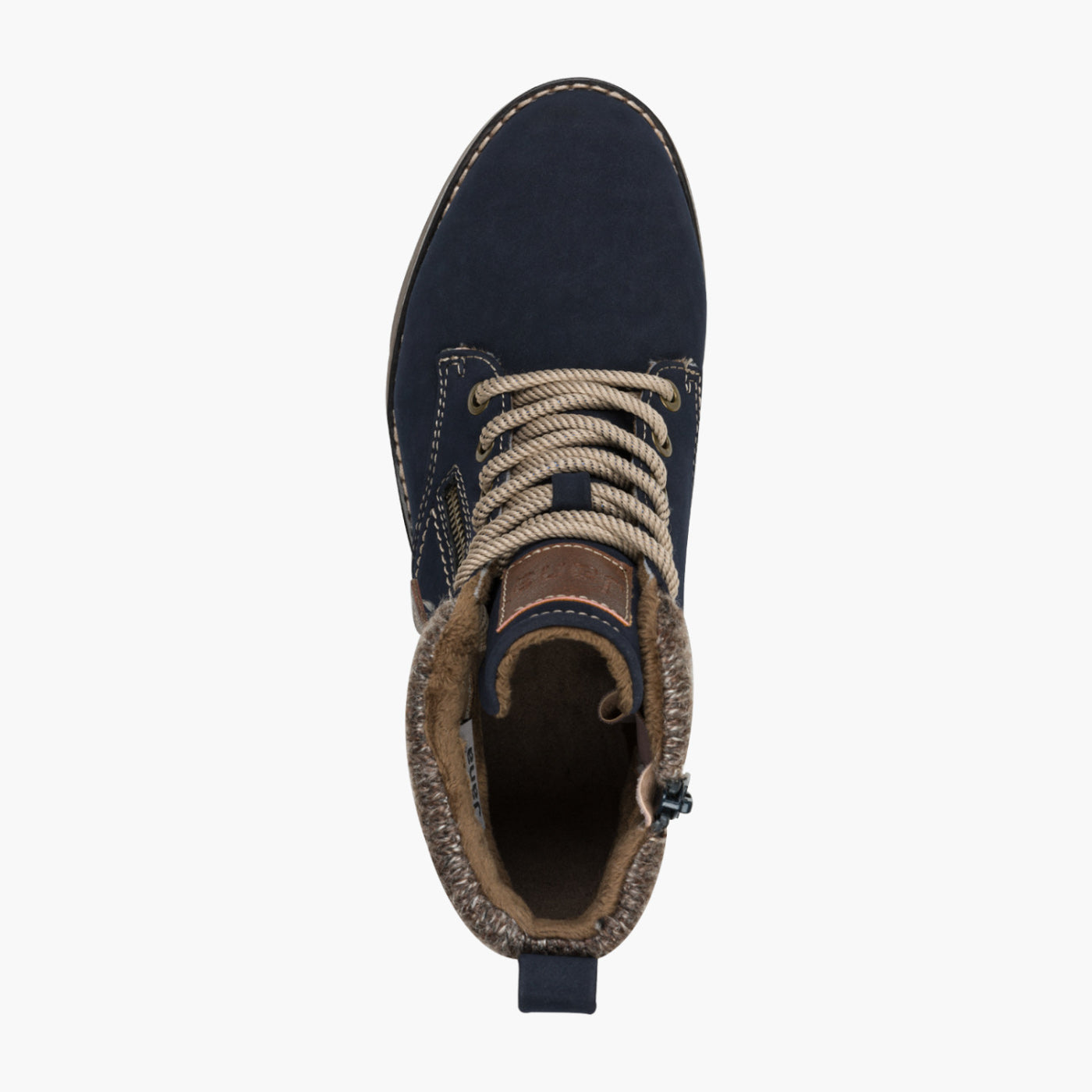 Jana Navy Vegan Winter Boot with Warm Lining & TEX - Leavys Shoes