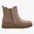 Light Beige Women's Boots with Chunky Platform Sole