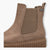 Light Beige Women's Boots with Chunky Platform Sole