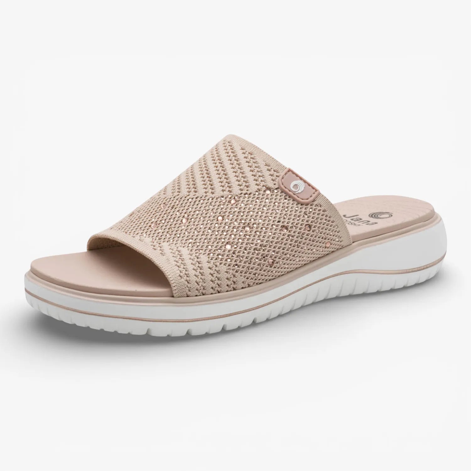 Jana COSHY Powder Knit Slide (Wide Fit H)