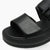 Jana Softline Black Summer Sandal – Wide Fit & Trendy Buckle Design - Leavys Shoes