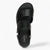 Jana Softline Black Summer Sandal – Wide Fit & Trendy Buckle Design - Leavys Shoes