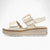 Jana Softline Gold Summer Sandal – Wide Fit & Elegant Buckle Design - Leavys Shoes
