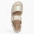 Jana Softline Gold Summer Sandal – Wide Fit & Elegant Buckle Design - Leavys Shoes
