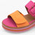 Jana Softline Fuchsia and Orange Sandal – Wide Fit & Bold Matte Design - Leavys Shoes