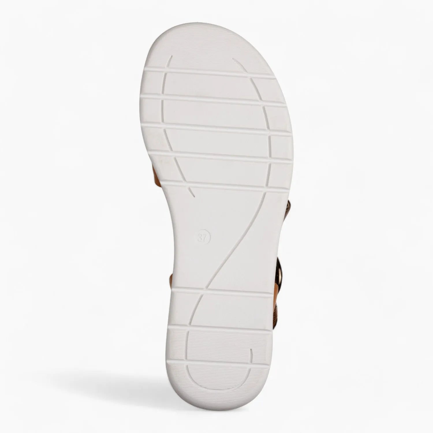 Jana Softline Tan Summer Sandals – Leopard Print & Wide Fit - Leavys Shoes