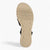 Jana Softline Navy Wedge Sandal – Elegant Espadrille Detail - Leavys Shoes