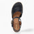 Jana Softline Navy Wedge Sandal – Elegant Espadrille Detail - Leavys Shoes