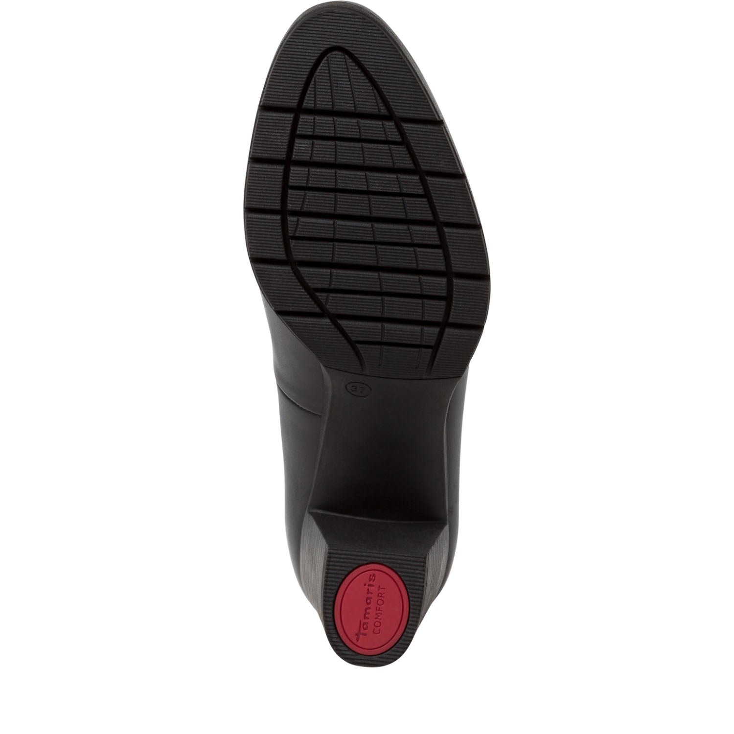 Sole of Tamaris Comfort's Block Heel Court Shoe.