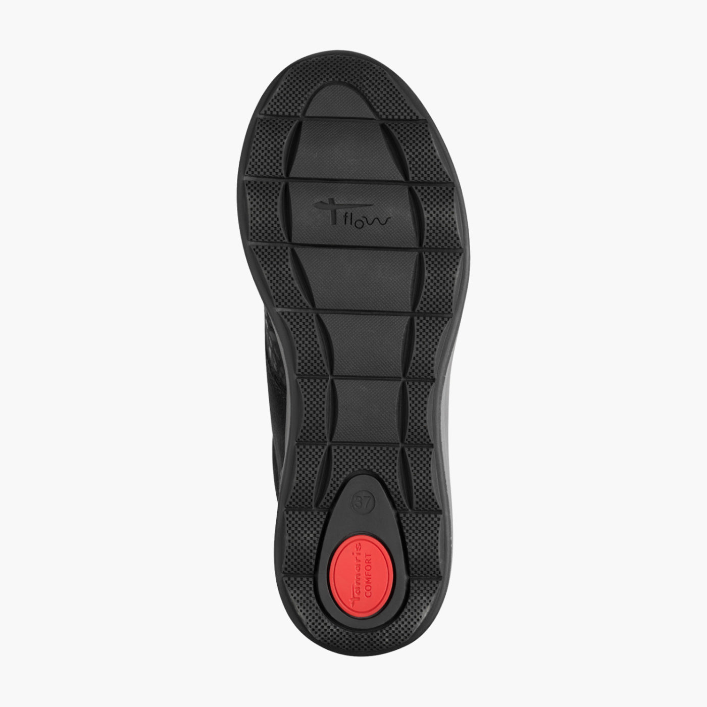 Tamaris Comfort Navy Wide Fit Lace-Up Trainers with Zip - Leavys Shoes