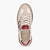 Tamaris Comfort Cream & Red Trainer with Side Zip