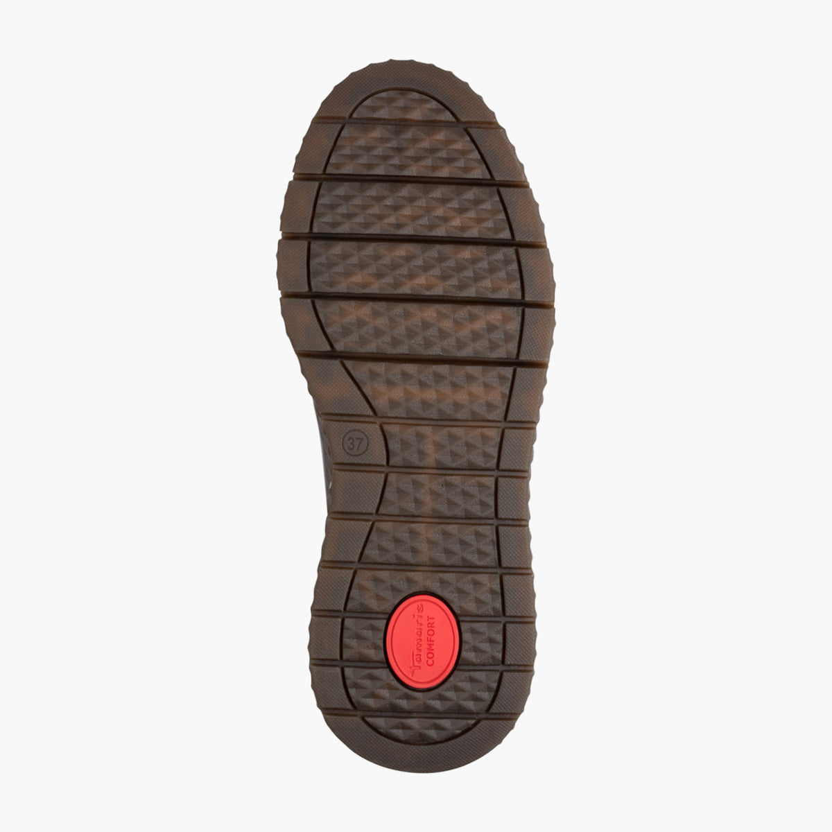 Tamaris Comfort Bronze Wide Fit Trainers with Side Zip - Leavys Shoes