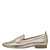 Tamaris Gold Loafers with Block Heel - Comfort & Style Combined