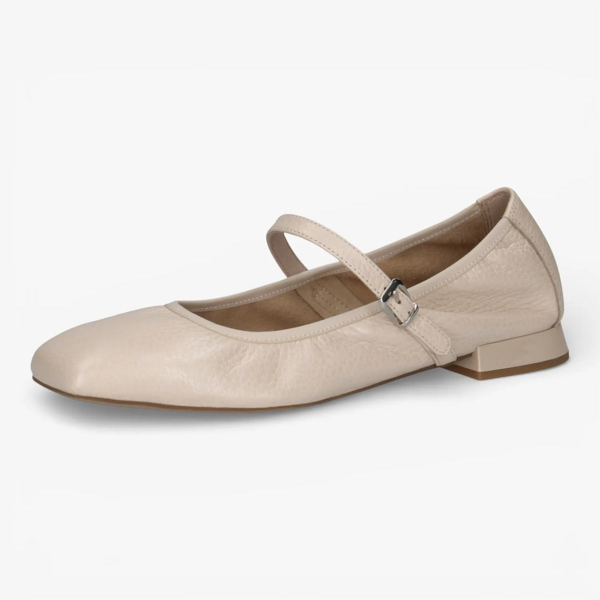 Caprice Beige Mary Jane Ballerinas Memotion – 9-22100-44 110