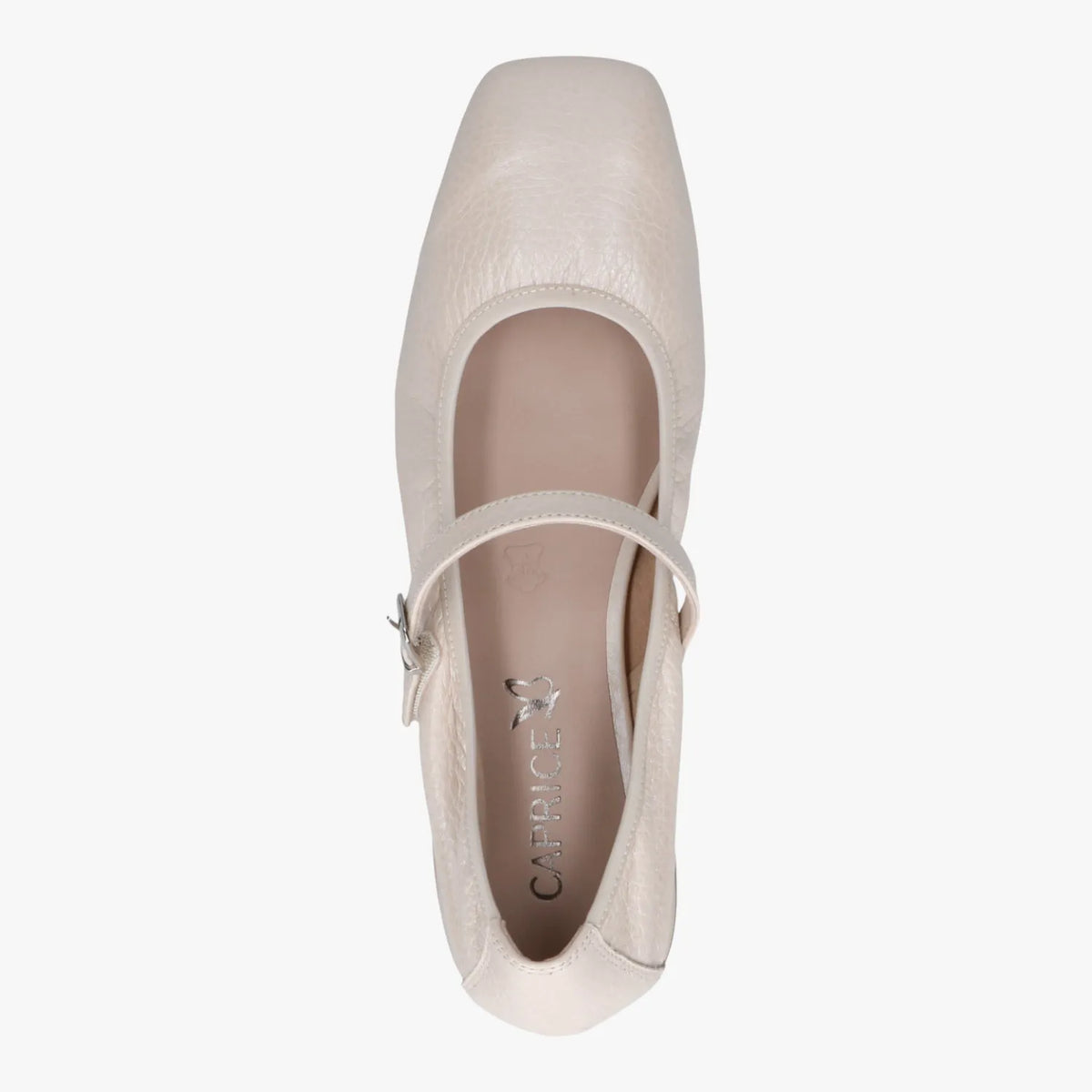 Caprice Beige Mary Jane Ballerinas Memotion – 9-22100-44 110