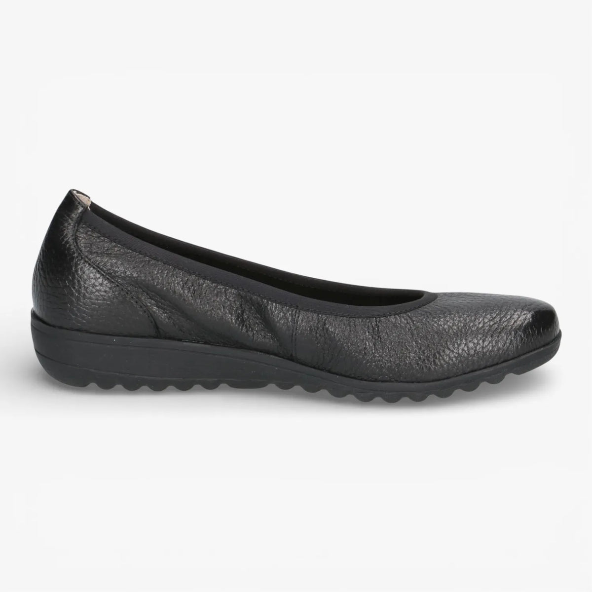 Caprice Black Deerskin Ballerinas Airmotion – 9-22161-44 003