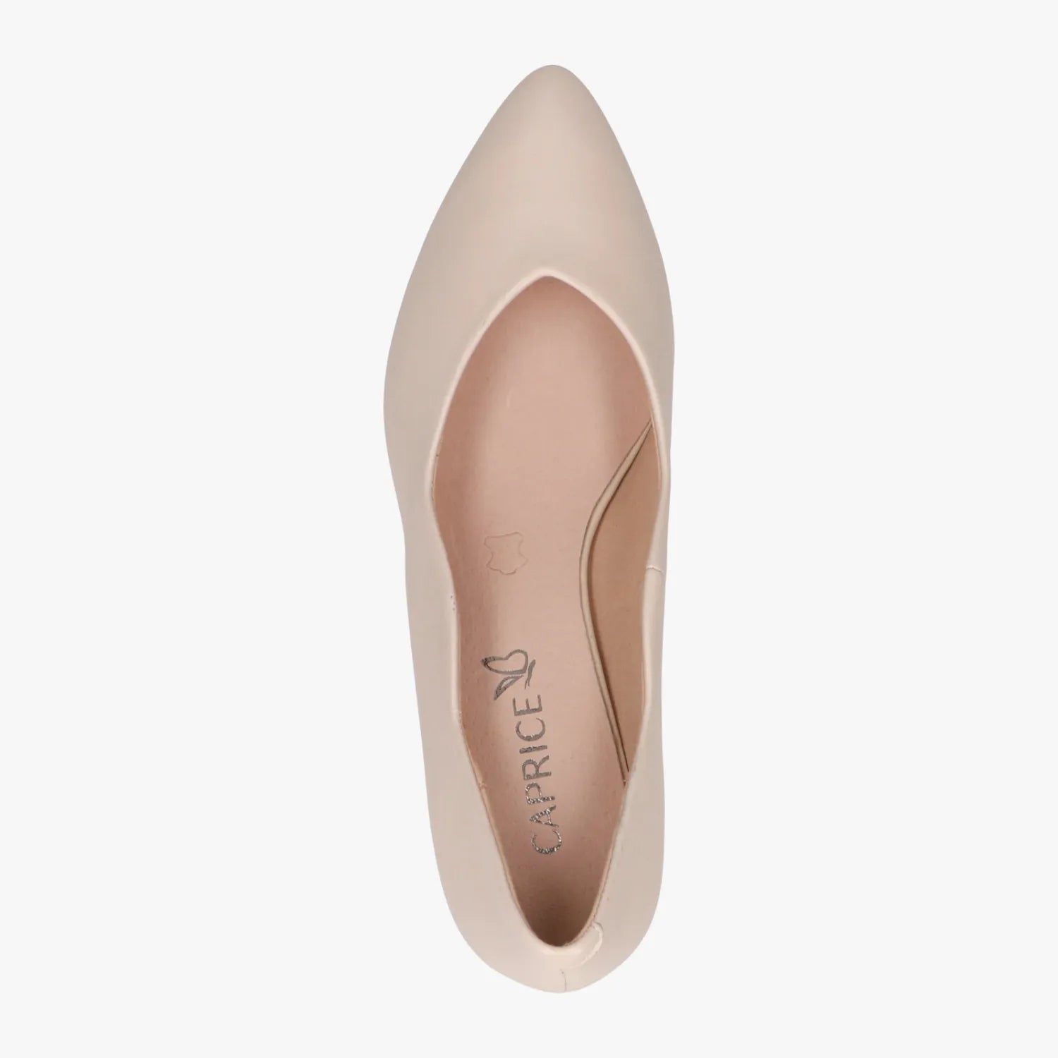 Caprice Cream Perlato Court Shoe (55mm Heel) – G Fit, MEMOTION