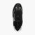 Caprice Black Leather Lace-Up with Silver Trim & Zip - Leavys Shoes