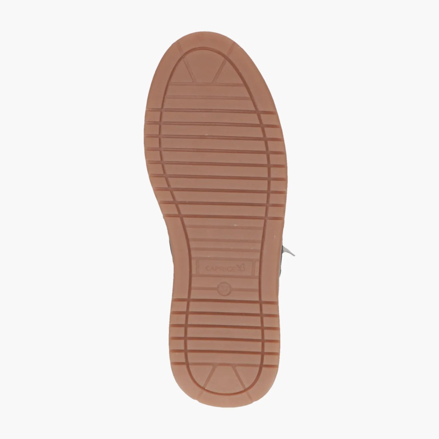 Caprice Off-White Leather Lace-Up with Zip & Memotion - Leavys Shoes