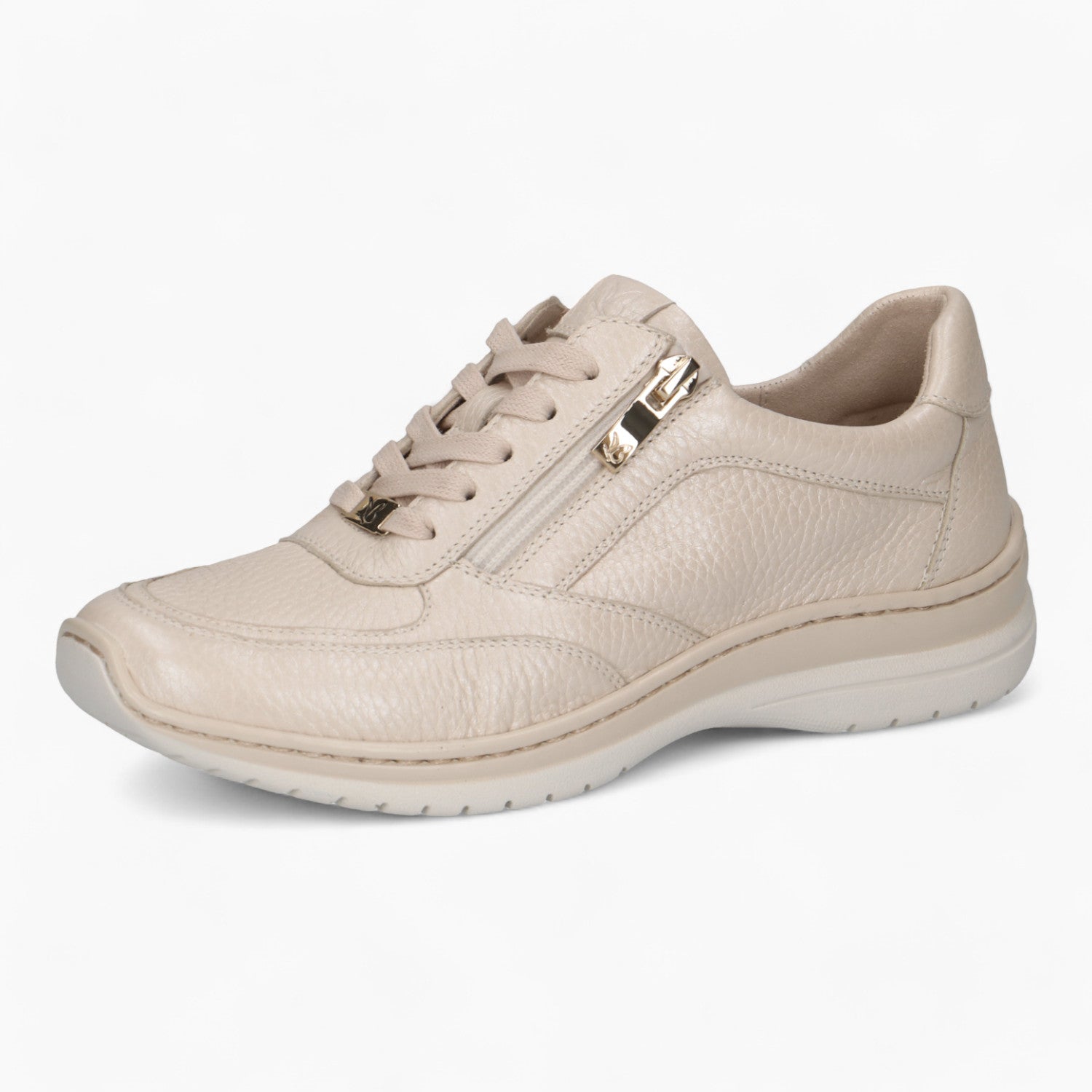 Caprice Beige Deerskin Runner – Comfort Fit with CLIMOTION®