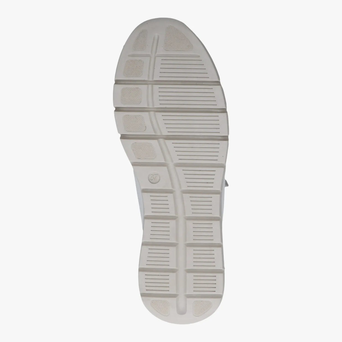 Caprice White/Silver Trainers StretchOut (Wide Fit) – 9-23751-46 183