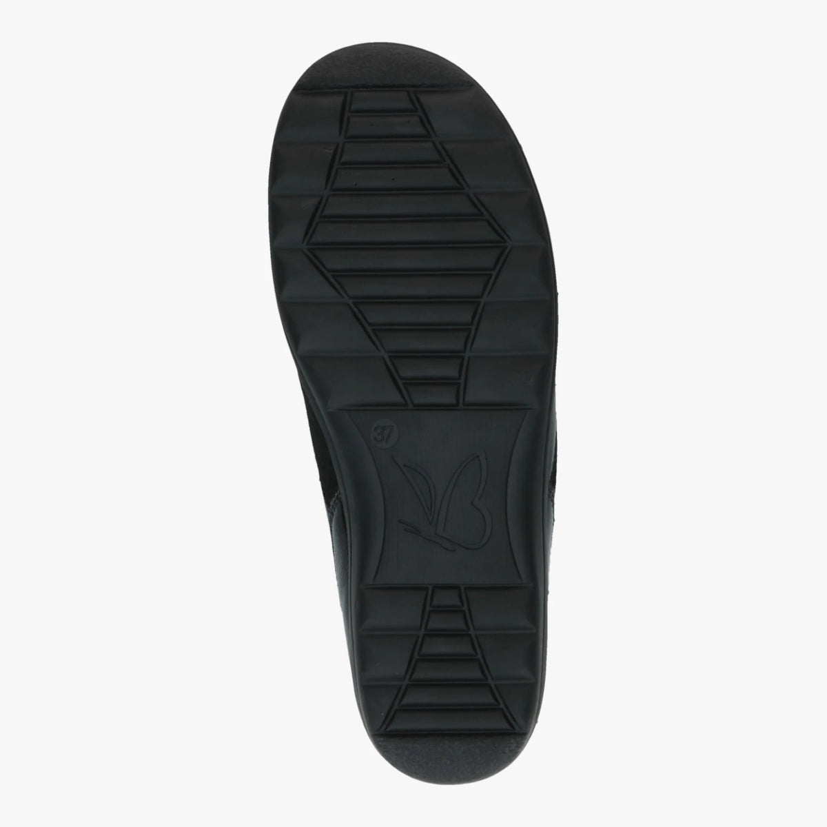 Caprice Black Patent StretchOut Hallux Wide Fit Shoes