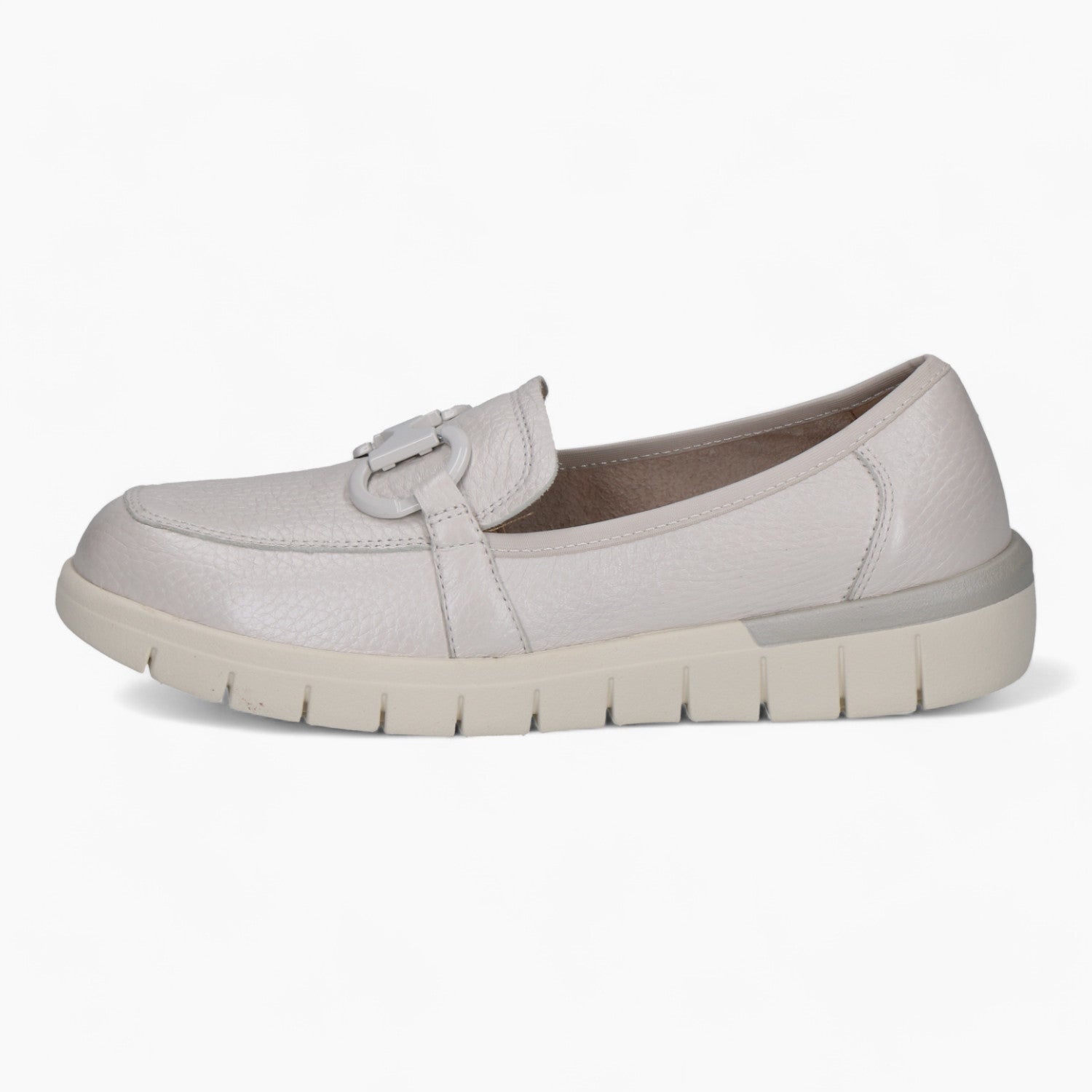 Caprice Light Pink Loafer – Soft & Sporty with Beige Sole - Leavys Shoes