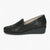 Caprice Black Reptile Loafer with Cushioned Airmotion Sole - Leavys Shoes