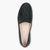 Wide Fitting Black Leather Slip-On Shoes with Wedge Sole - Caprice - Leavys Shoes