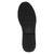 Sole and bottom heel view of Caprice Black Slip-On Shoe.