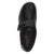 Front view of the Black Velcro Strap Shoe - Wide Fit