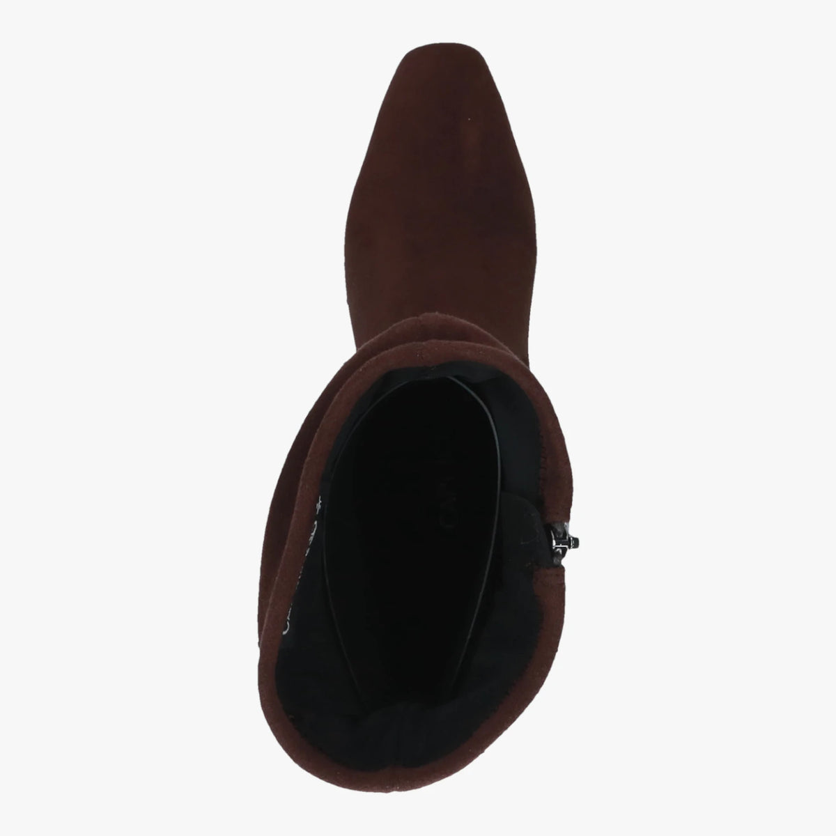 Caprice Dark Brown Stretch Mid-Calf Boots