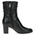Sole and heel view of the Black Dressy Ankle Boot.
