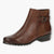 Brown Leather Ankle Boot - Caprice