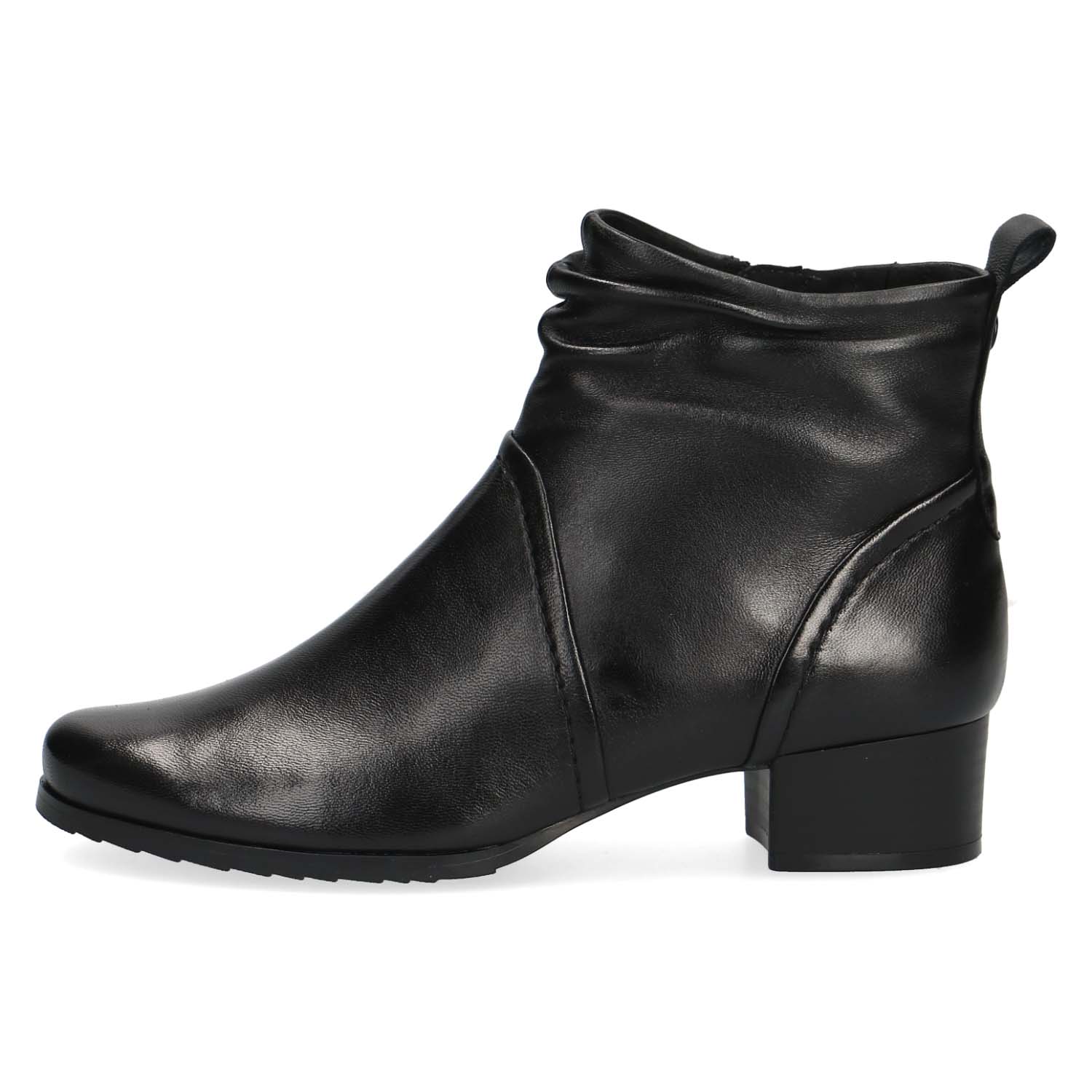 Front view of the Caprice Super Soft Leather Ankle Boot.