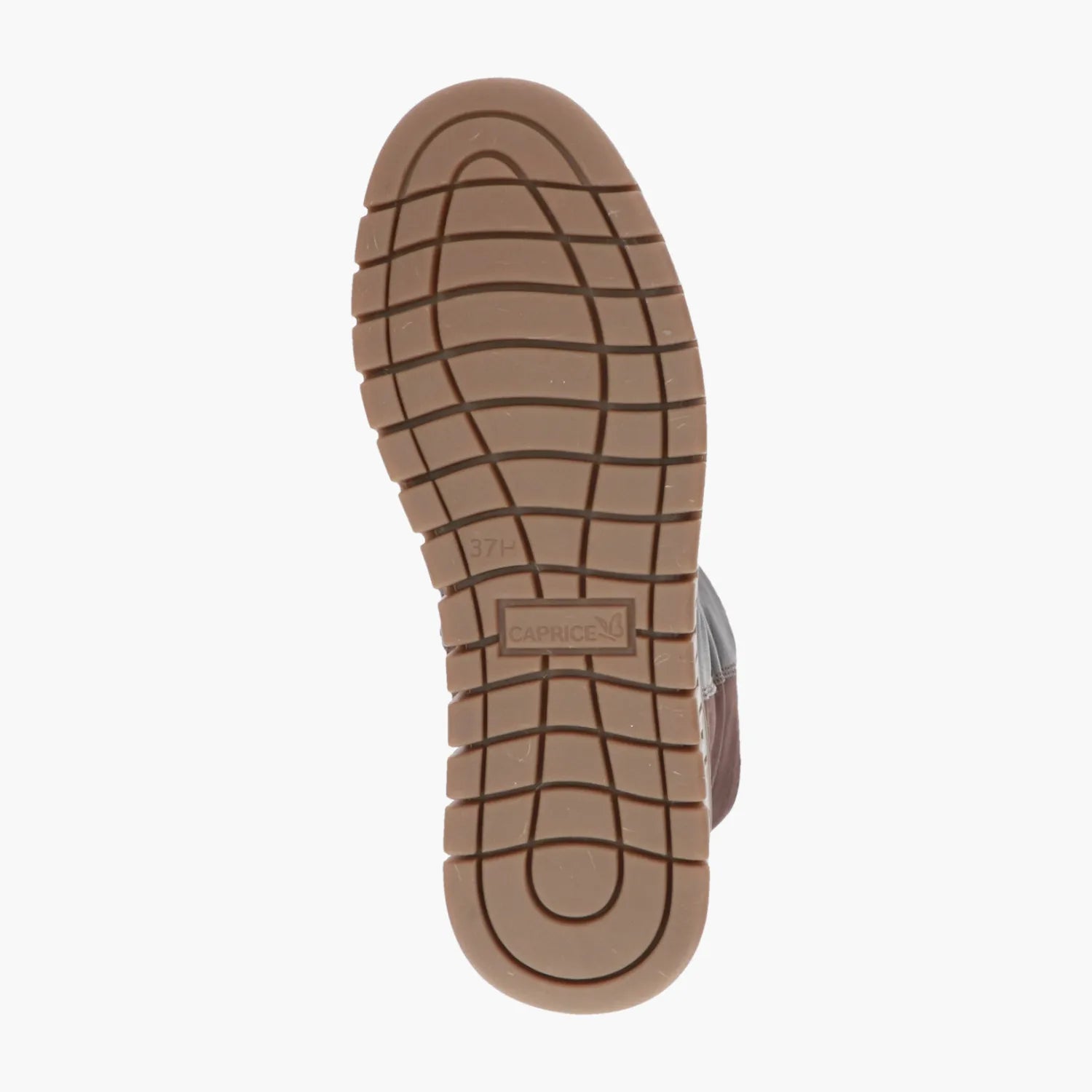 Caprice Dark Brown Leather Boot with Climotion Sole - Leavys Shoes