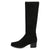 Front view of the Caprice Knee High Boot with a Block Heel.