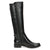 Black Knee High Leather Boot by Caprice