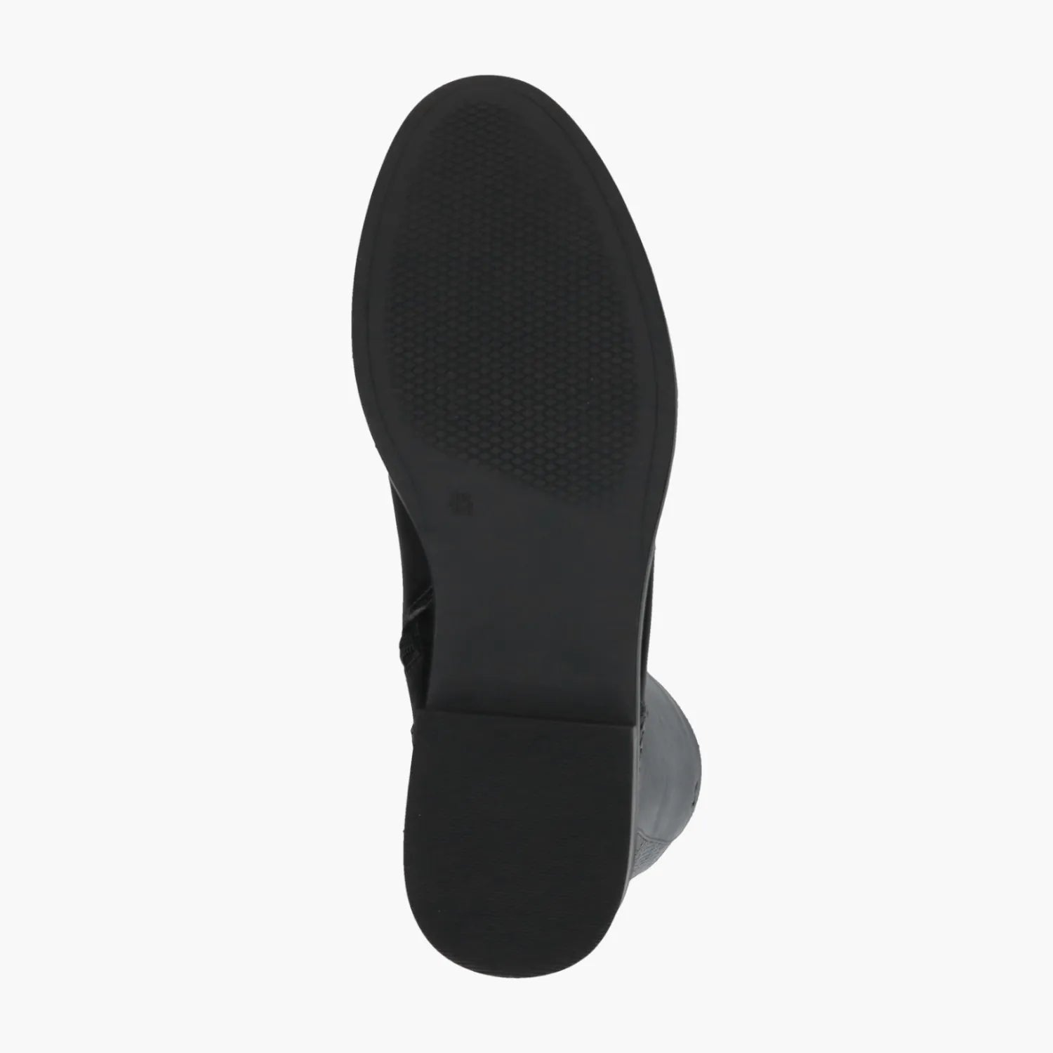 Caprice Black Leather Stretch Boot with Zip & Low Heel - Leavys Shoes