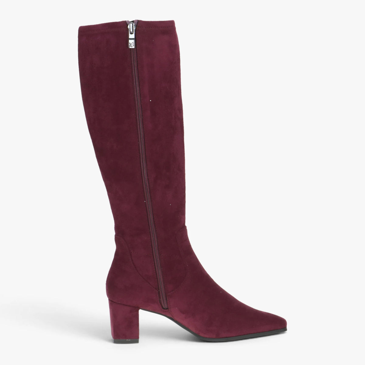 Caprice Bordeaux Stretch Fit Block Heel Long Boots