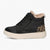 Caprice Black Leopard Warm Lined Boot with Tex & Zip - Leavys Shoes